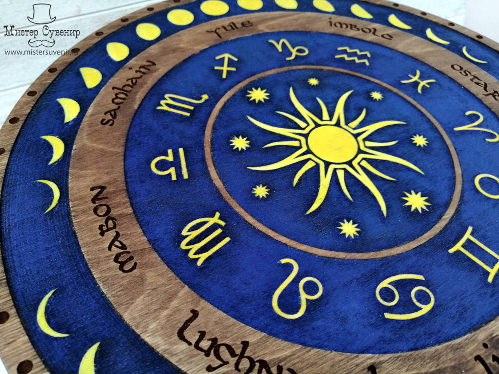 Сочетание цветов на алтарнос столике "колесо года"